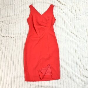 Laundry By Shelli Segal Coral Midi Dress
